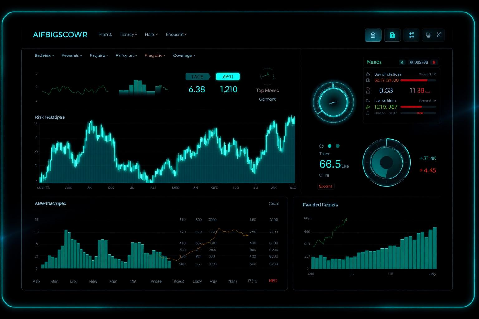 Veltrix AI dashboard preview with trading analytics